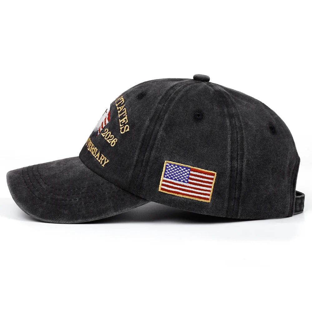 250th Anniversary USA Men Baseball Cap Embroidered Hats