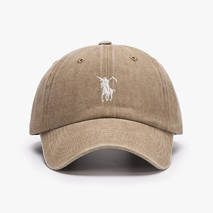 Baseball Caps Soft Cotton Washed Soft Adjustable Sunbonnet Dad Cap Hats Grim Reaper Japan