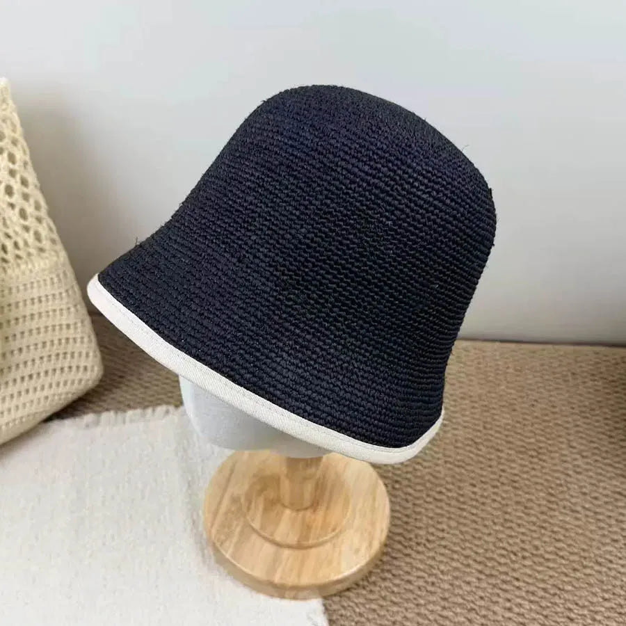 100% Natural Raffia Bucket Hat