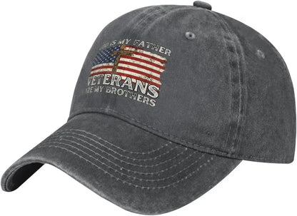 Veterans Are My Brothers Distressed Baseball Cap