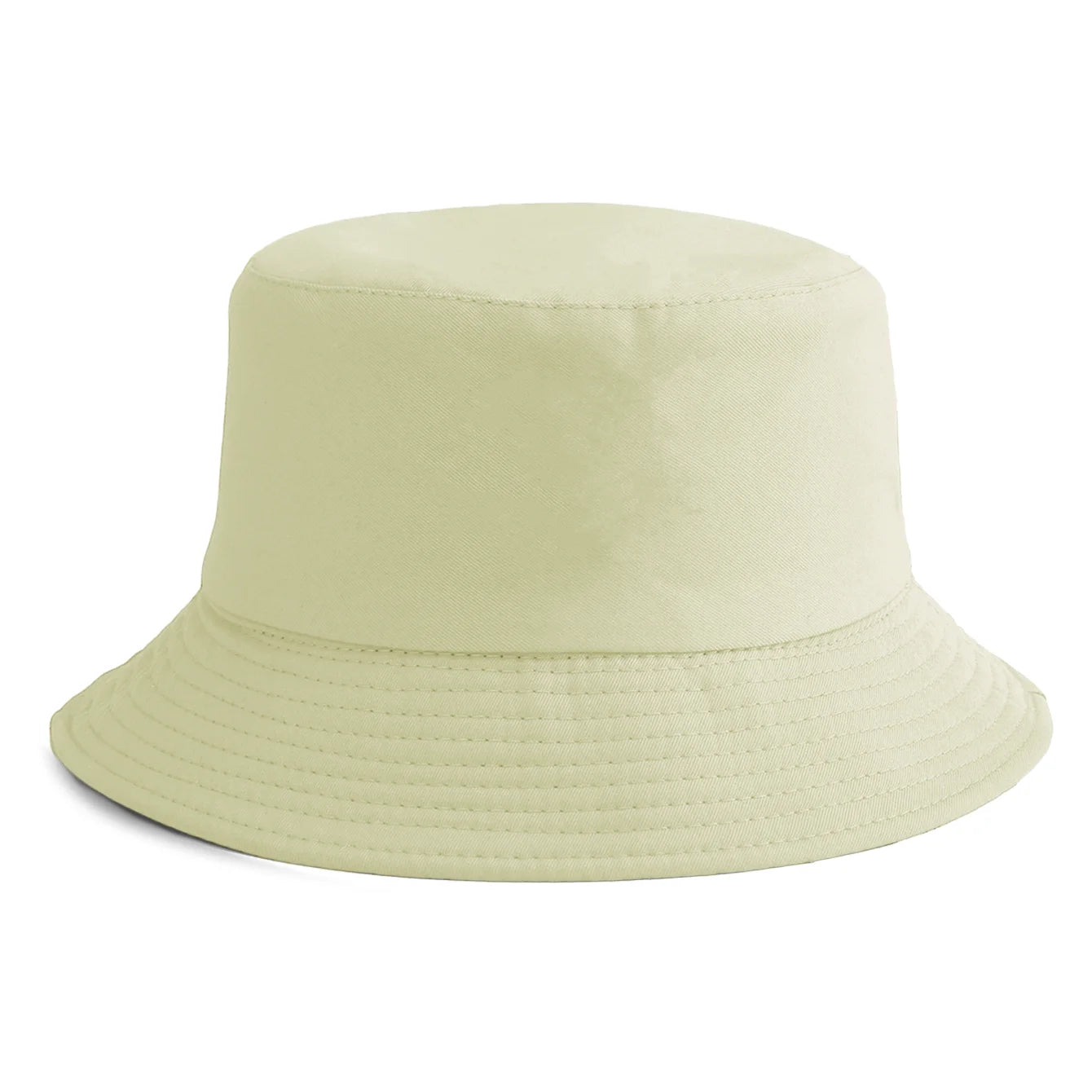 Unisex Solid Plain Bucket Hat Reversible Retro Fisherman Cap