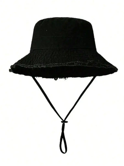 Outdoor Bucket Hat With Adjustable Chin Strap