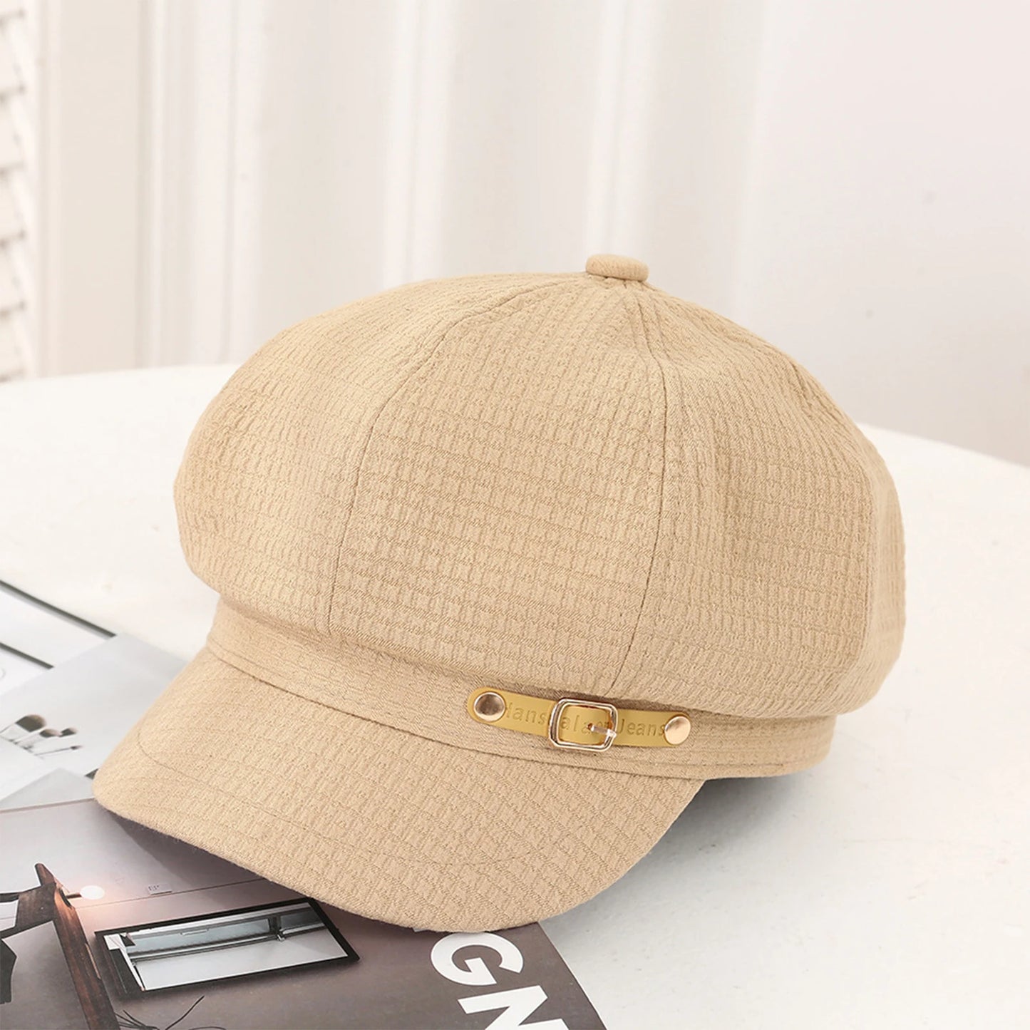 Women Berets Hat Buckle Berets Cap Artist Painter Hat