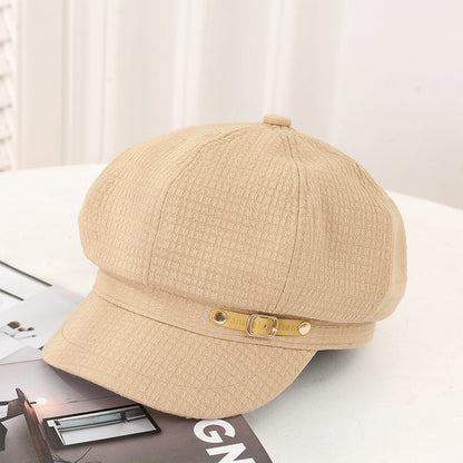 Women Berets Hat Buckle Berets Cap Artist Painter Hat