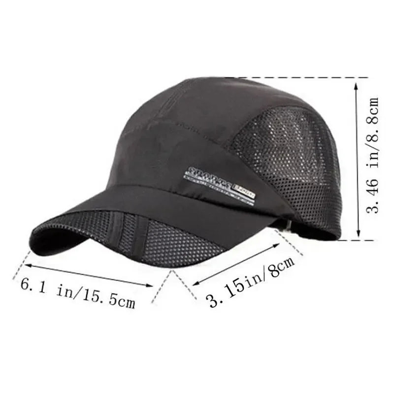 Adjustable Quick Dry Breathable Hat Running Baseball