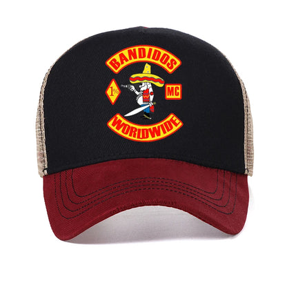 Bandidos Motorcycle Club Men Baseball Cap Summer