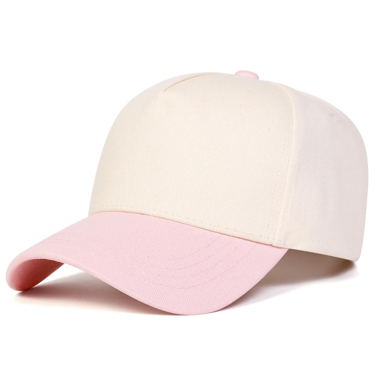 Unisex Light Panel Color Blocked Baseball Caps Spring Autumn