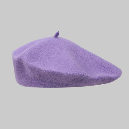 Korean Women Beret Hat Autumn Winter Fashion Casual Warm