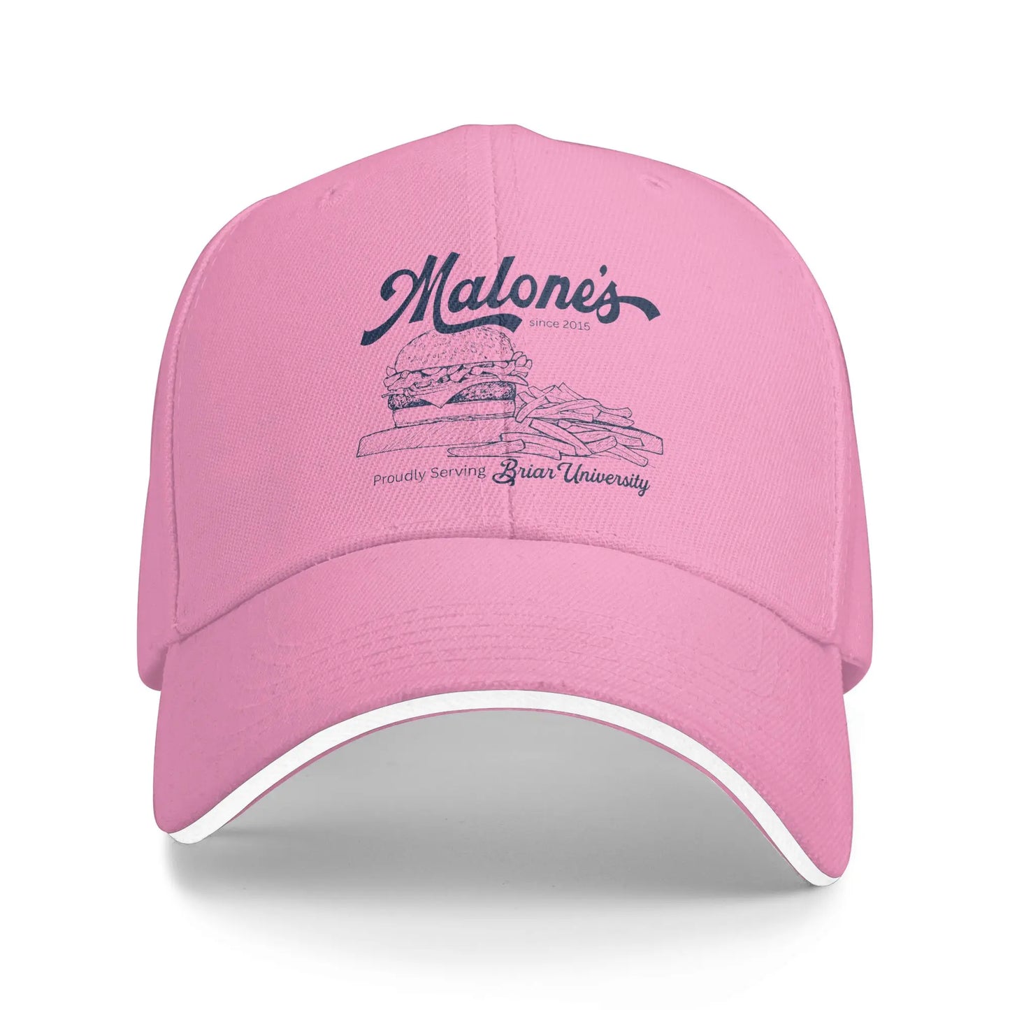 Off Campus Retro Burger Sun Hat Autumn Sunscreen Baseball Caps Men's Women's