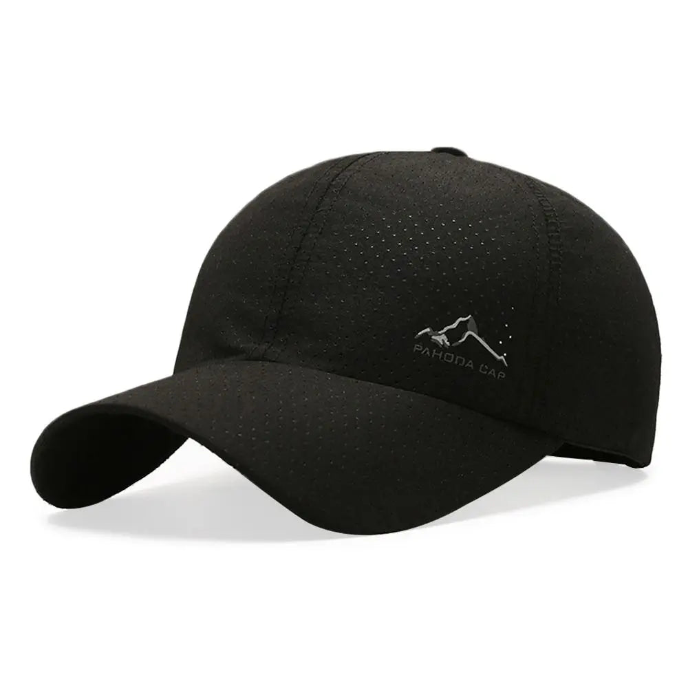 Fashion Quick Dry Summer Baseball Cap Breathable Adjustable Sports Cap UV Protection Trucker Cap Men Women