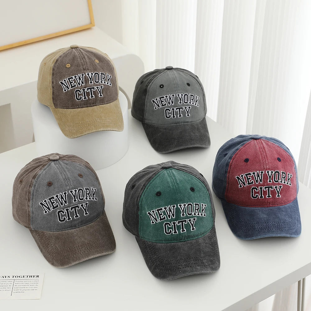 Pure Cotton Multi Color Embroidered Letter Soft Brimmed Baseball Cap For Outdoor Leisure and Sun Protection Beanie Cap