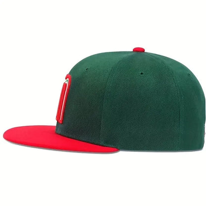 Unisex M Letter Embroidery Hip Hop Hats Outdoor Adjustable Casual Baseball Caps Sunscreen Hat