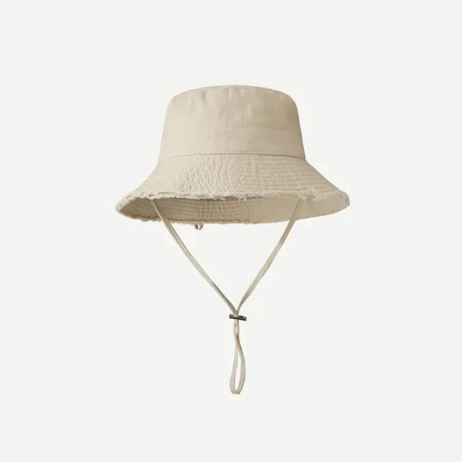 Outdoor Women Bucket Hat Wide Brim Fisherman Hat