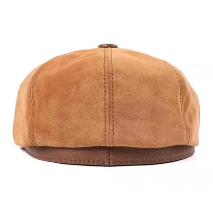 Matte Suede Sheepskin Beret