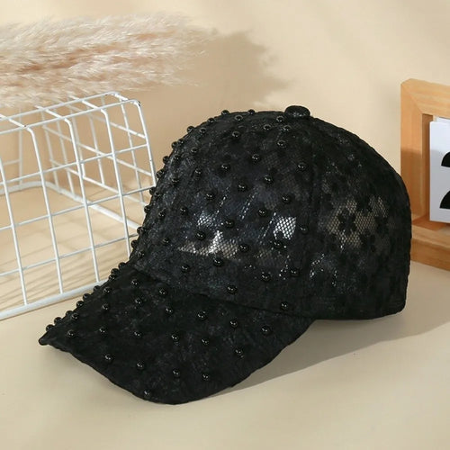Fashion Mesh Floral Baseball Cap