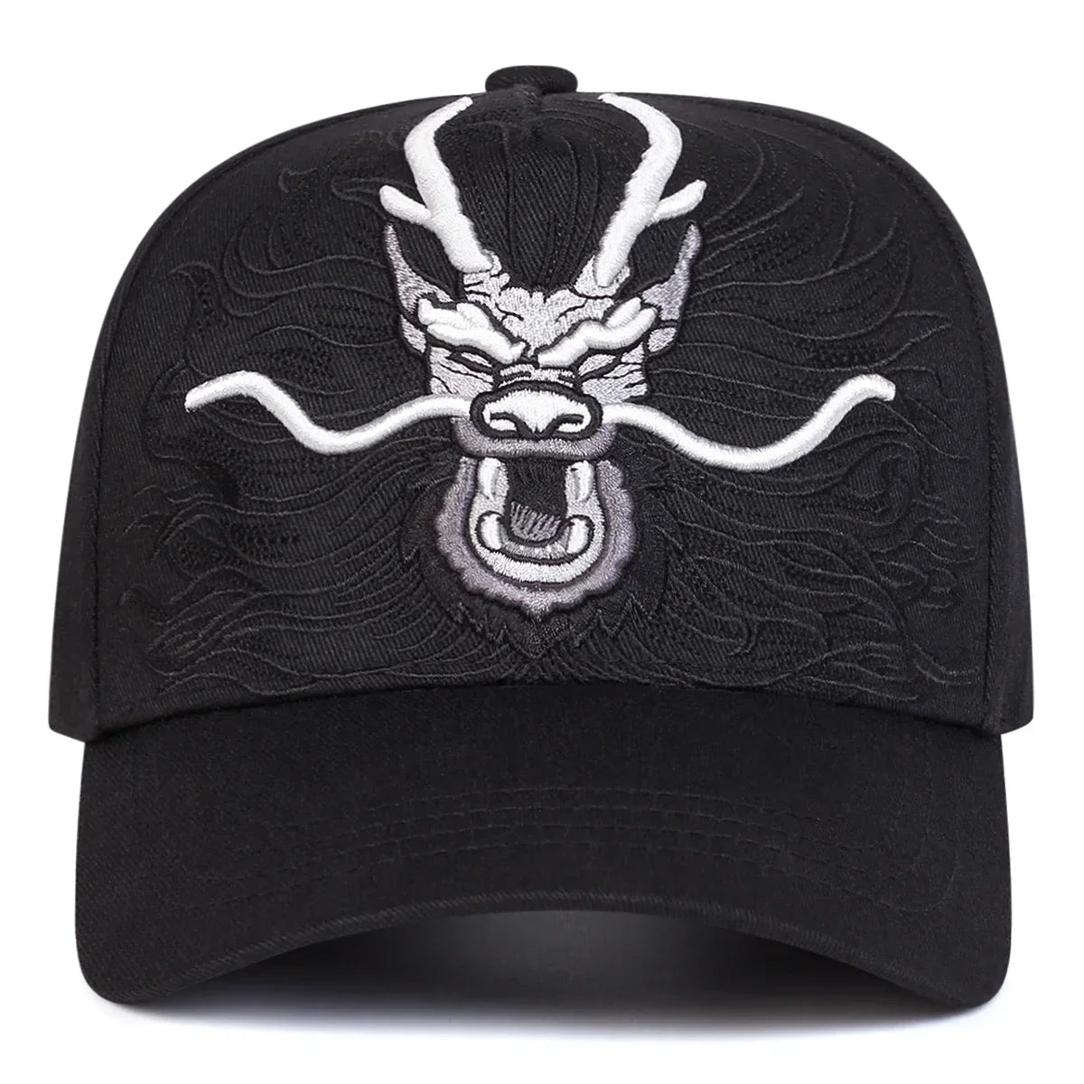 Unisex Dragon Embroidery Baseball Caps Spring and Autumn