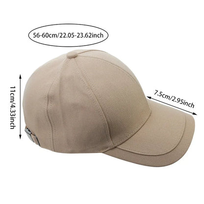 High Quality Solid Baseball Caps For Men Outdoor Cotton Cap