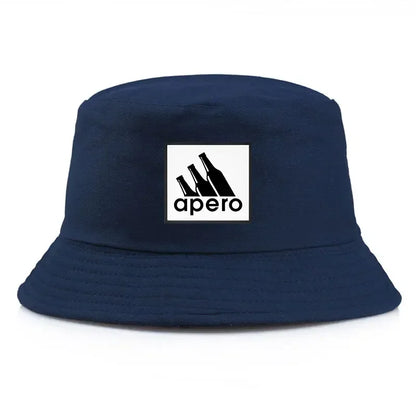 Adult Pastis Apero Bobs Man Reversible Bucket Hat Woman Outdoor Sports Fisherman Cap