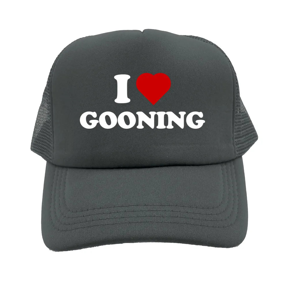 Funny I Love Gooning Baseball Caps Cool Summer Men Mesh