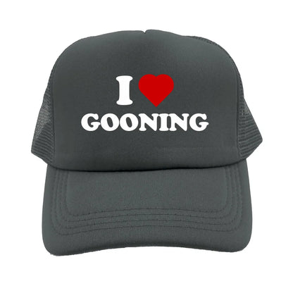 Funny I Love Gooning Baseball Caps Cool Summer Men Mesh