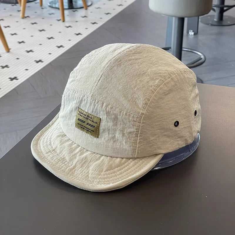 5 Panel Short Brim Quick-drying Golf Baseball Caps Men's