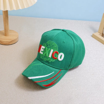 Men's Baseball Cap With Mexican Letter Embroidery