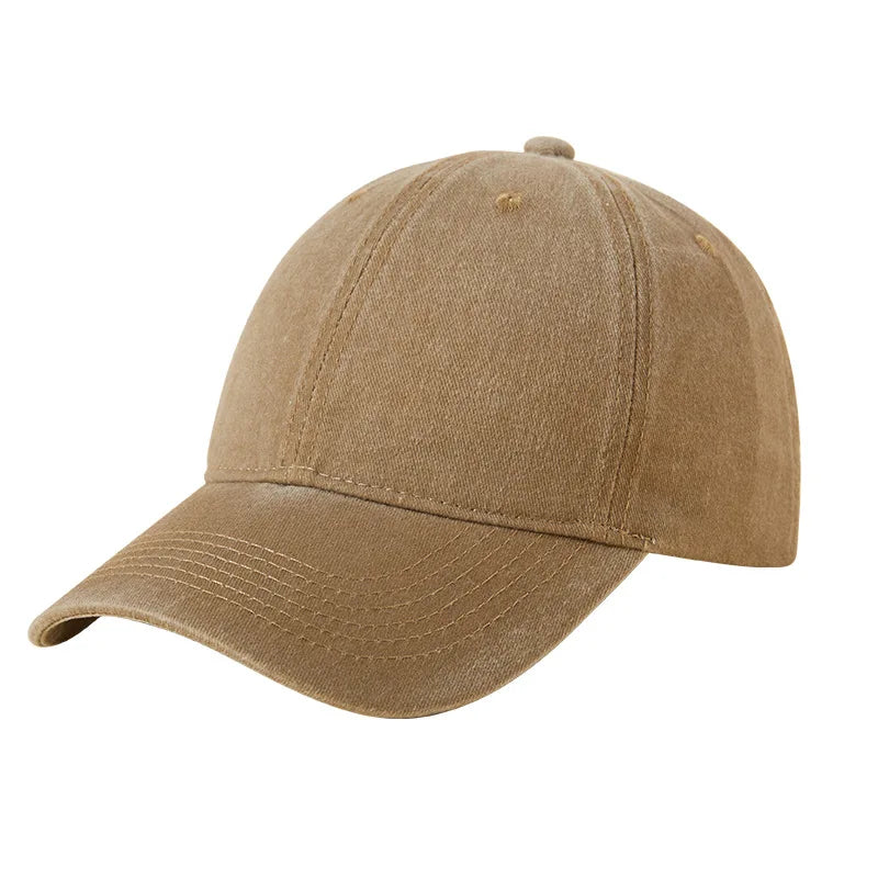 Vintage Washed Baseball Cap - Personalized Embroidery Print Dad Hat