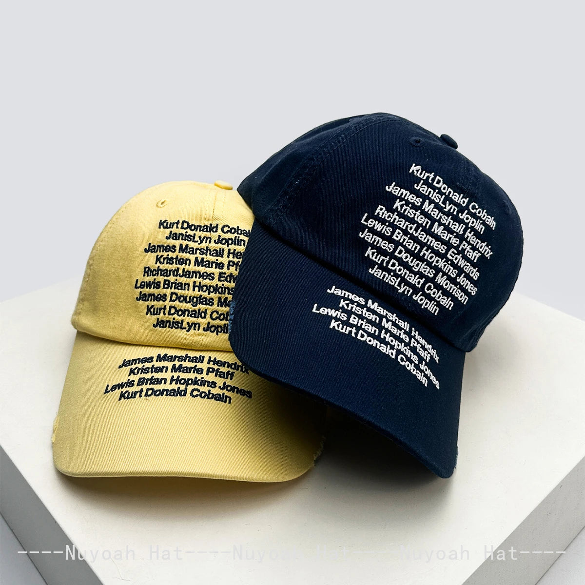Korean Letter Embroidery Baseball Cap Unisex Retro Peaked Caps Fashionable Outdoor Simple Ins Design