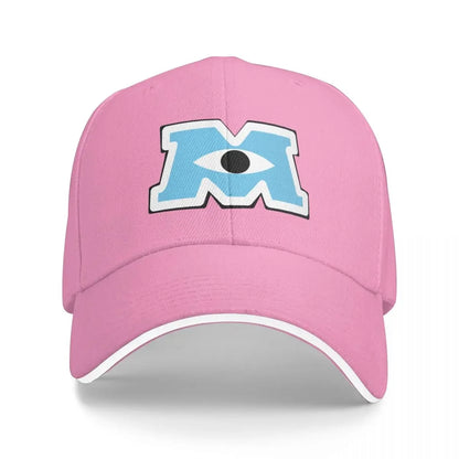 Monsters University Inc. Logo M Baseball Cap Vintage Fishing cap Women's Hats Men's