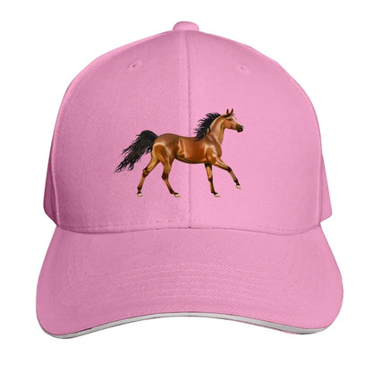 3D Horse Denim Hat Adjustable Unisex Tactical Baseball Caps