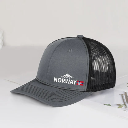 Norway Souvenir Mesh Baseball Hat