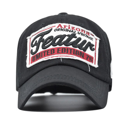 Red Pink Streetwear Baseball Cap Letter Embroidery Hip Hop Cap For Men Women