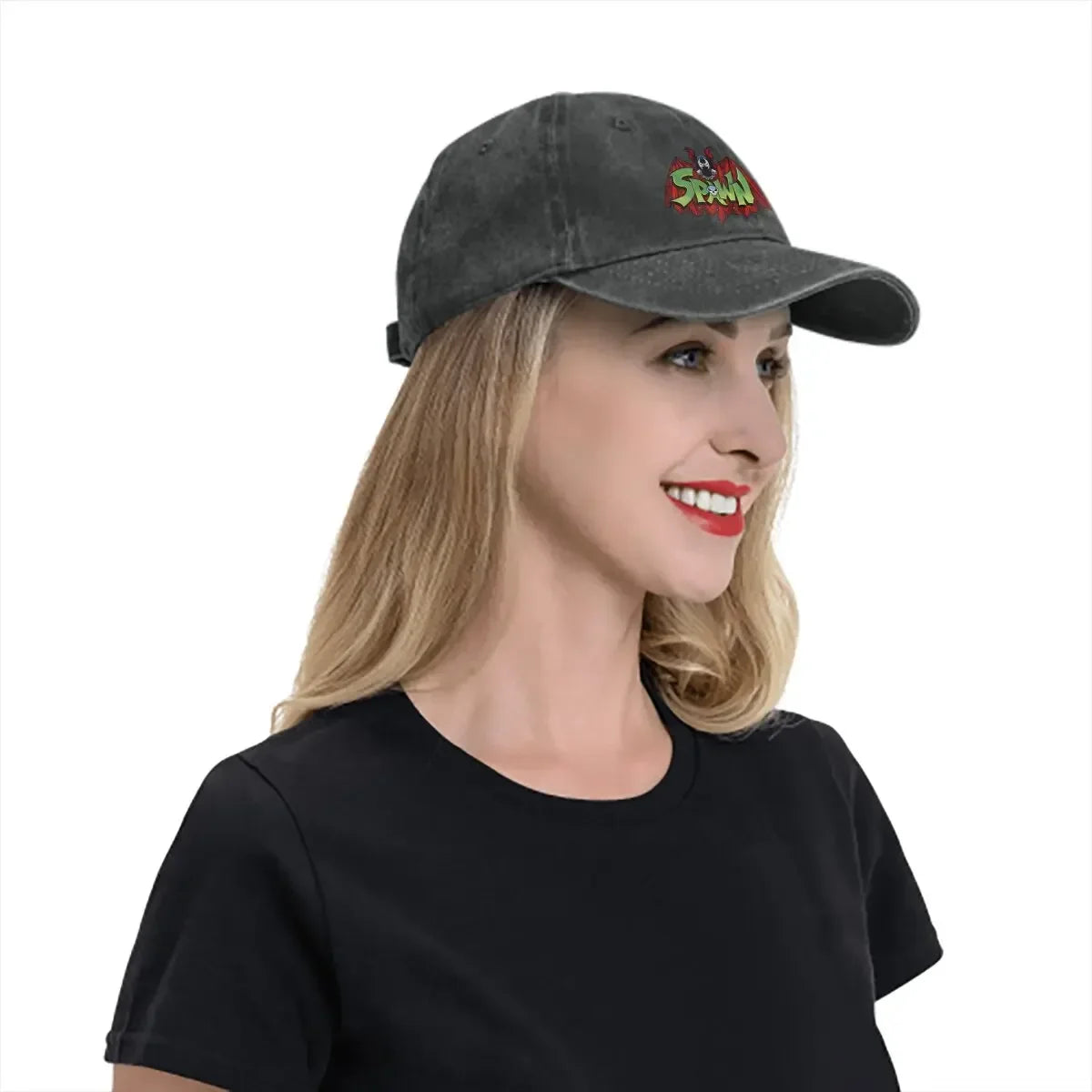Washed Men's Baseball Cap  Comic Golf Hats