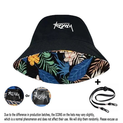 Fashion Double-sided Fisherman's Hat, Foldable Portable for Both Men Women