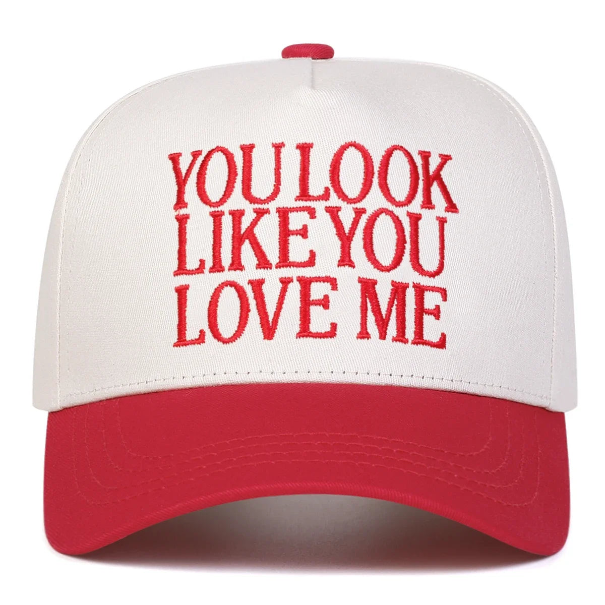 Unisex YOULOOK LIKE YOU Letter Embroidery Baseball Caps Adjustable Casual Hats Sports Cap