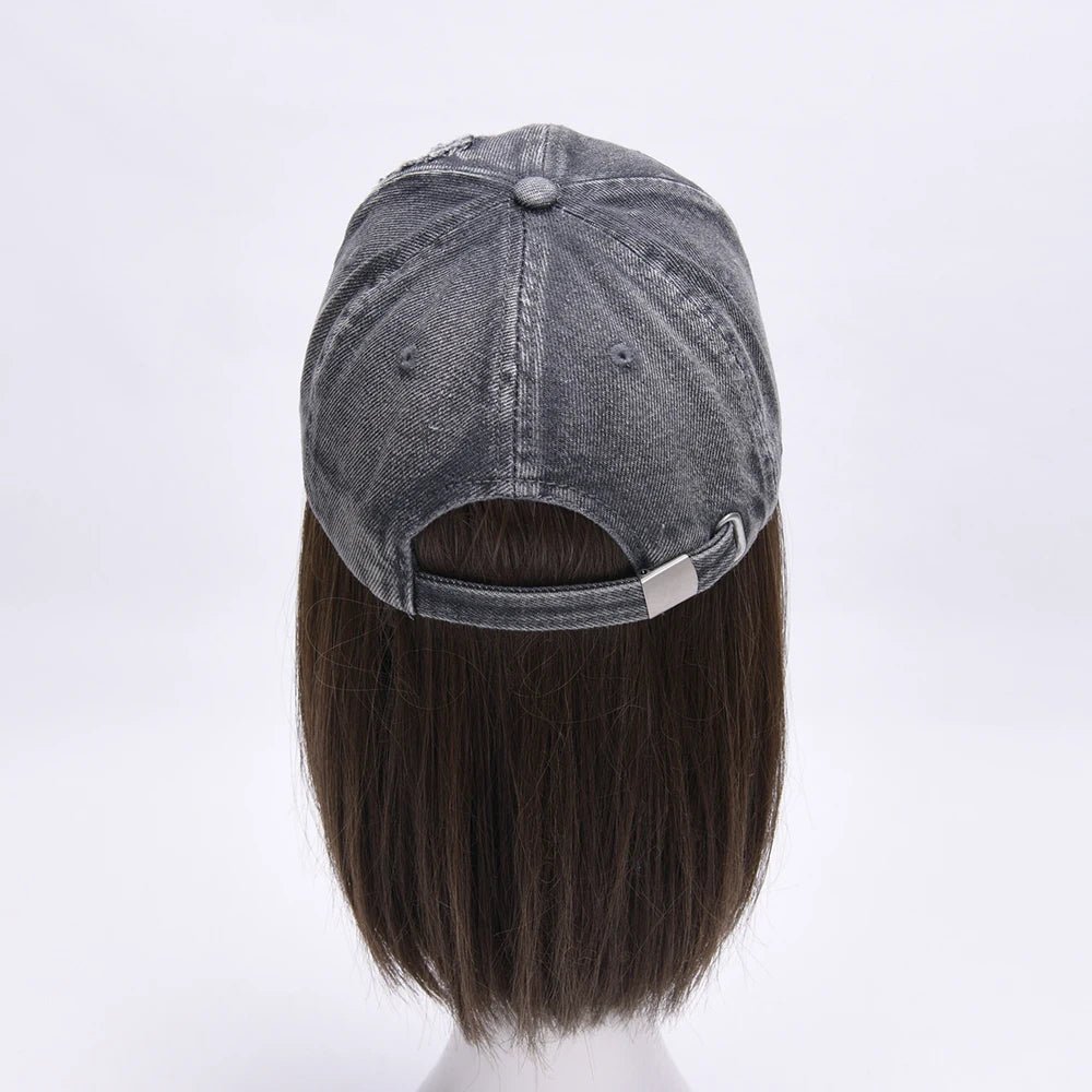 Unisex Denim Baseball Caps Retro Ripped Outdoor Cap