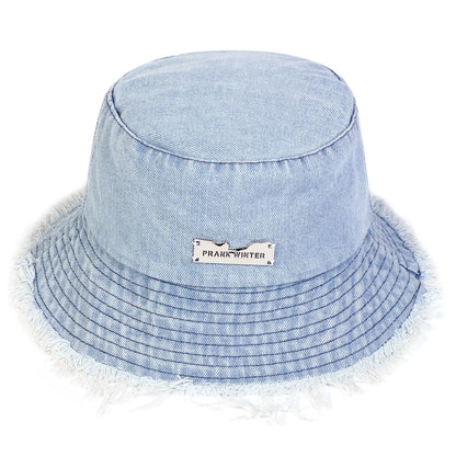 Unisex Label Personality Cowboy Bucket Hats Fishermen Caps Outdoor Casual Cap