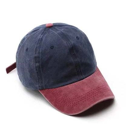 Washed Denim Snapback Hat DIY Embroidery Print Baseball Cap