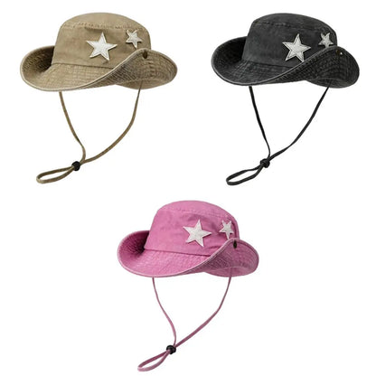 Windproof Vintage Washed Denim Hat
