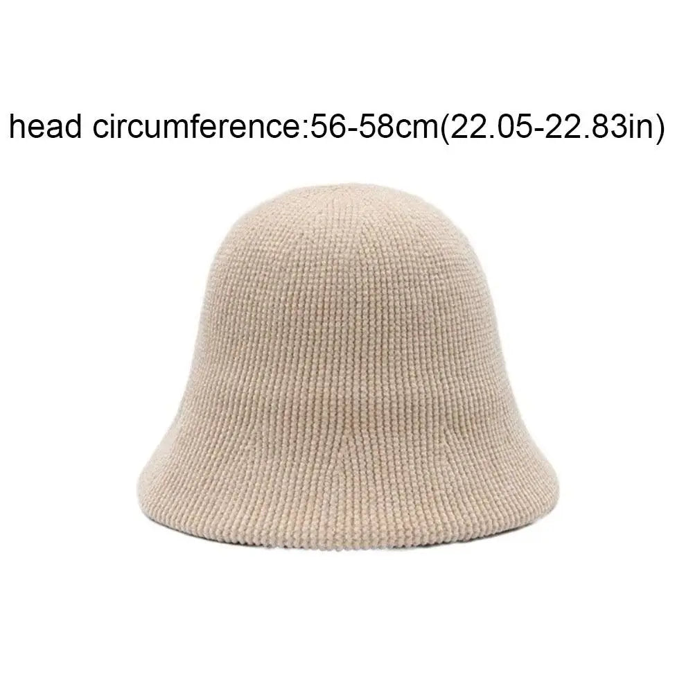 Casual Chenille Knitted Fisherman Hat British