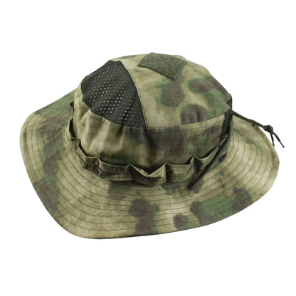 Ruins Camo Outdoor Summer Fishing Sunshade Benny Hat Round Brim Cap Fisherman Hats