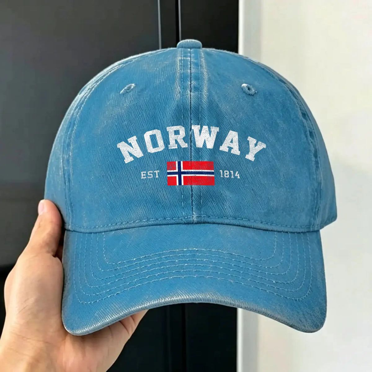 Flag Independence Day Sun Baseball Cap