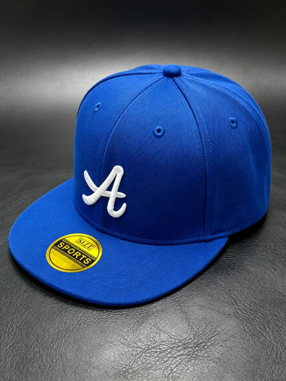 Classic Letter Embroidered Snapback Cap