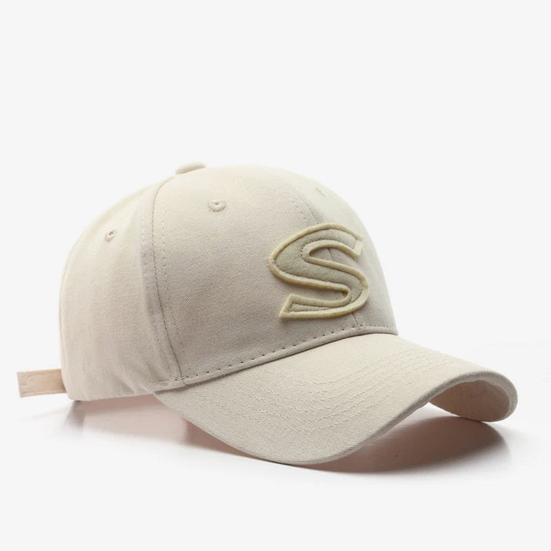 Baseball Cap S Letter Cap Sun Hat Spring Autumn Baseball Cap Breathable Outdoor Leisure Hats