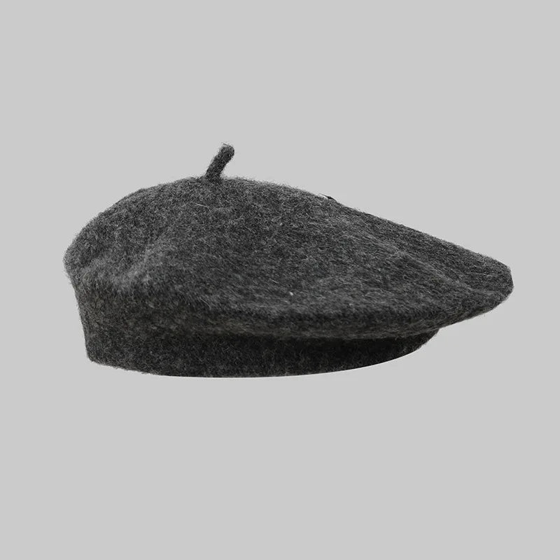 Korean Women Beret Hat Autumn Winter Fashion Casual Warm