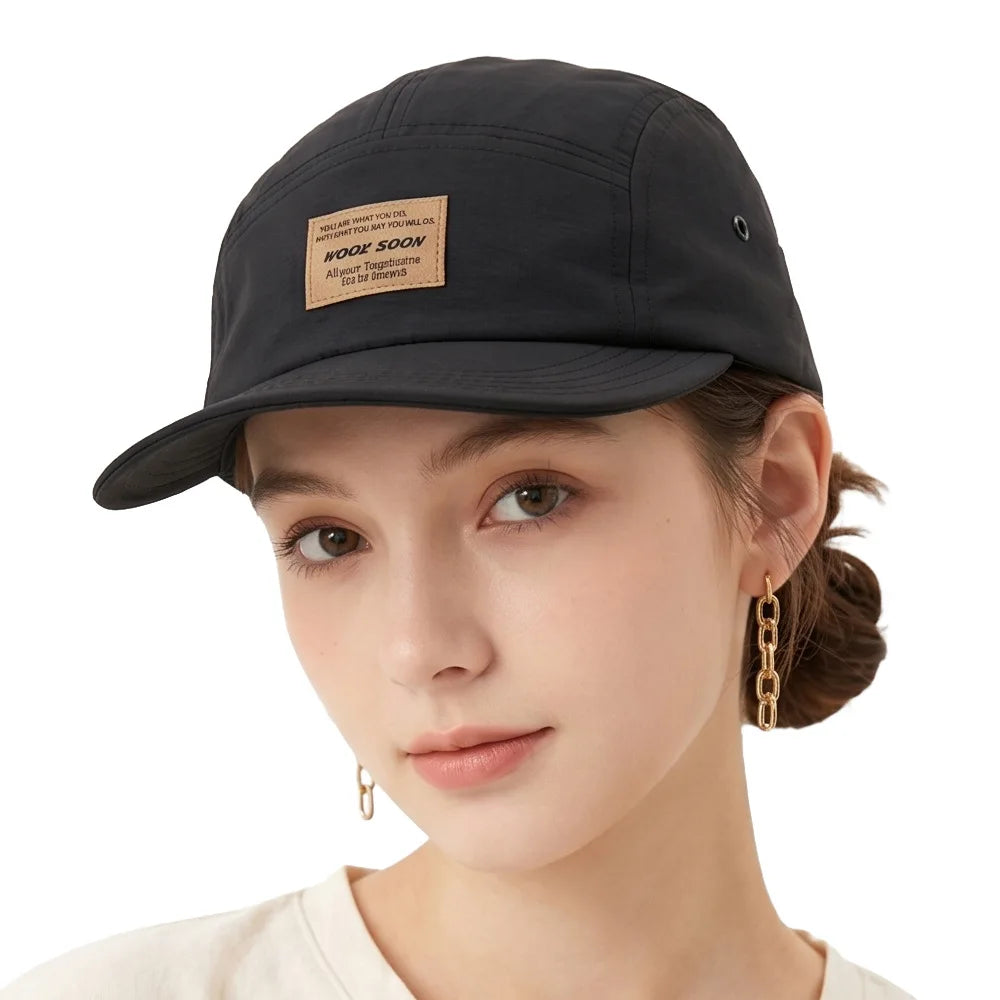 Japanese-Style Short-Brim Baseball Cap
