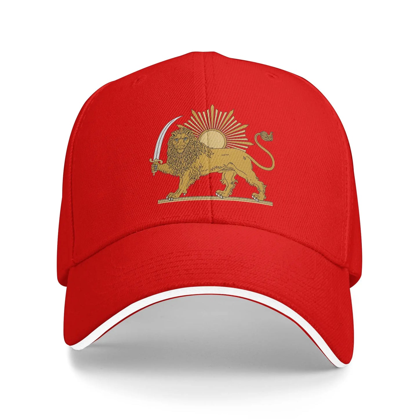 Summer Lion And Sun Persian Emblem Baseball Cap