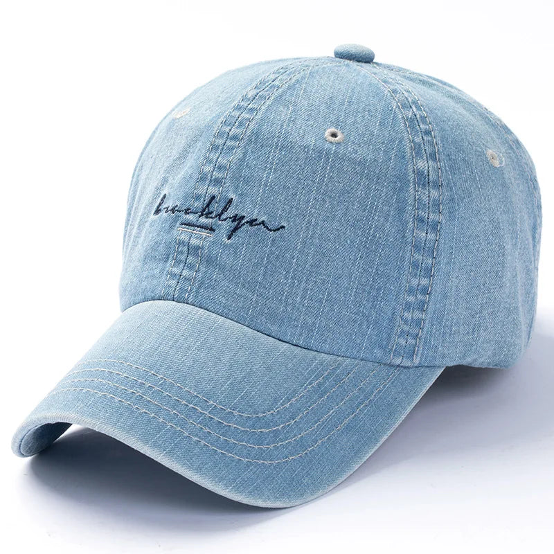 Denim Baseball Caps Dad Summer Casual Sun Hats Lady Fashionable Sport Snapback Hat