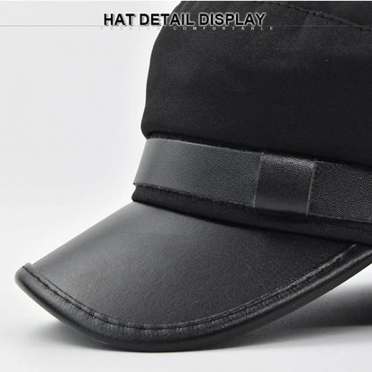 Flat Cap Vintage Navy Cap British Style Flat Top Hat Beret Hats