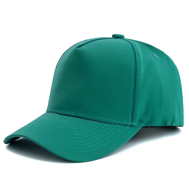 Style Unisex Fashion Solid Color Five Panel Style Baseball Cap